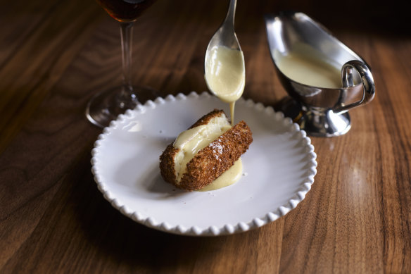 Murray cod croquette with hot mustard sauce from Marmelo.