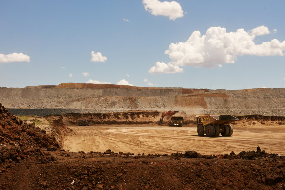 The Daunia coal mine in Queensland is one of the two mines put up for sale by BHP and its partner, Japan’s Mitsubishi.