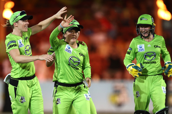 Lauren Smith is hoping to get among the wickets against the Sixers.