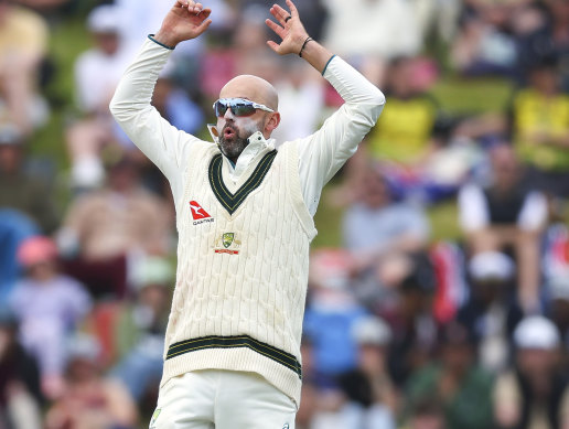 Nathan Lyon claimed his fifth ten-wicket haul in a Test.