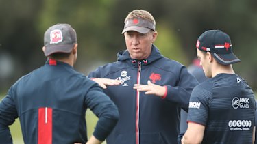 Roosters coach Trent Robinson has always got a plan.