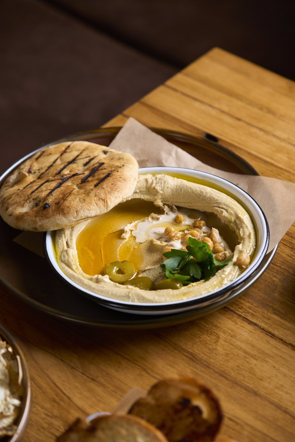 Dip and bread at Buba Local Shuk.