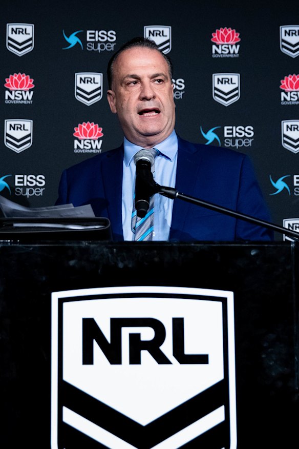 Peter V’landys has come under fire for the league’s new rules this season.