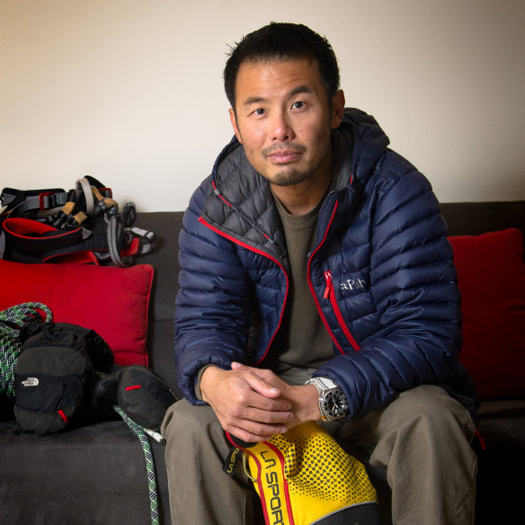 Gilian Lee, who was rescued from Everest this year.