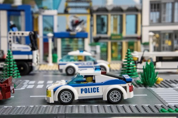 A lego city will show when the hackers are successful in disabling networks as part of the Department of Human Services' cyber war games.