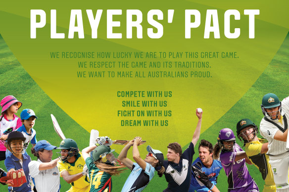 The players' pact out of the Cricket Australia review.