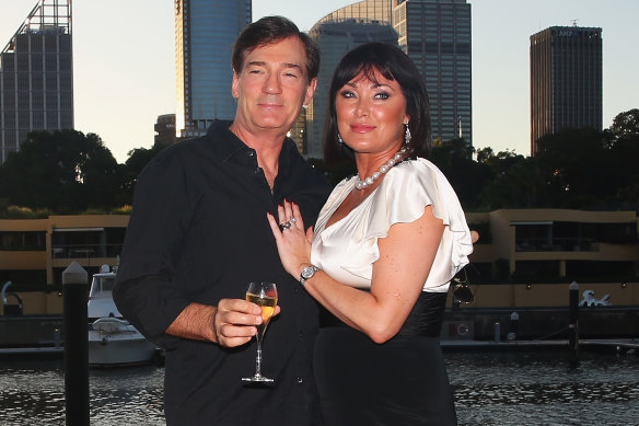 David and Lisa attend The Real Housewives of Sydney Launch in February 2017.