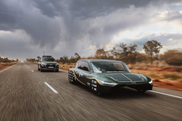 Solar car race sees Sydney students beat international pros