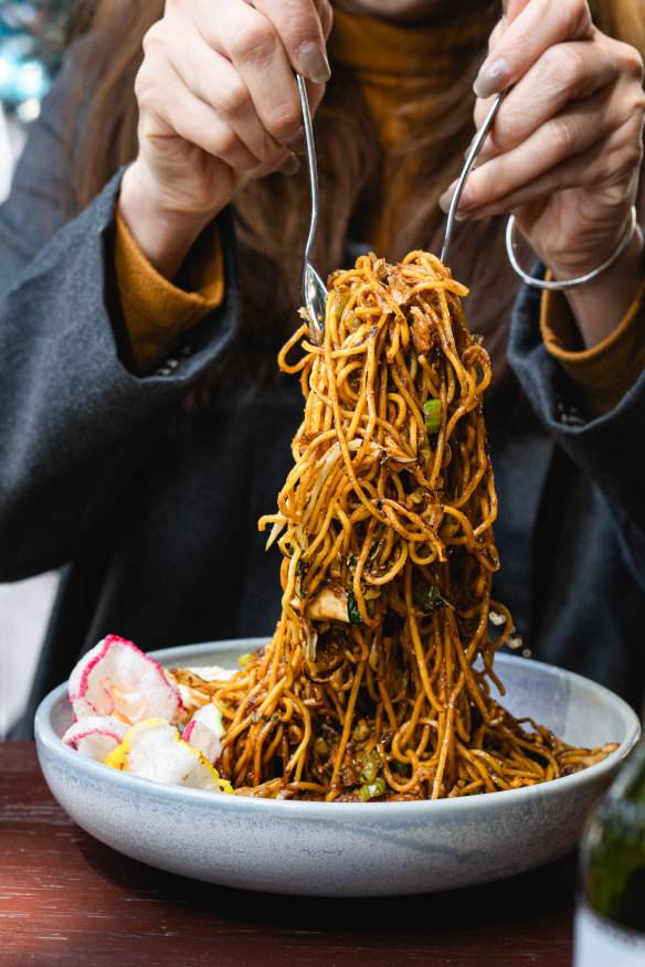 Noodles are a speciality at Kenangan.