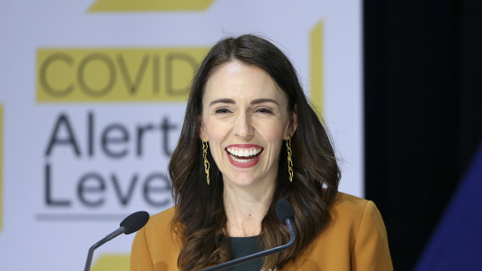 Ahead in the polls: Prime Minister Jacinda Ardern.