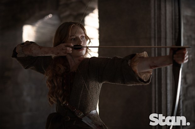 Outlander: Blood Of My Blood season 2 promotional image. Harriet Slater as Ellen MacKenzie.
