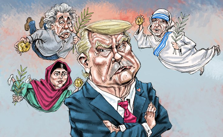 Trump is not worthy of the Nobel Peace Prize – not now, not ever