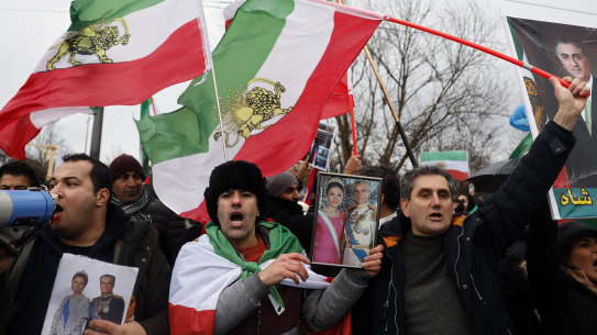 Protests against the Iranian regime have broken out across the world following the death of Mahsa Amini.
