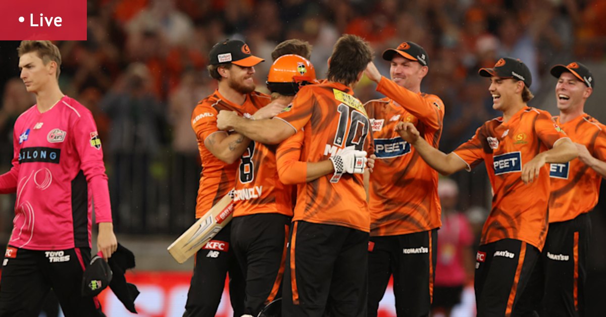 Perth Scorchers v Sydney Sixers, live coverage, start time, how to watch, team lists