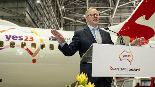 Qantas is a supporter of the Voice to parliament campaign.