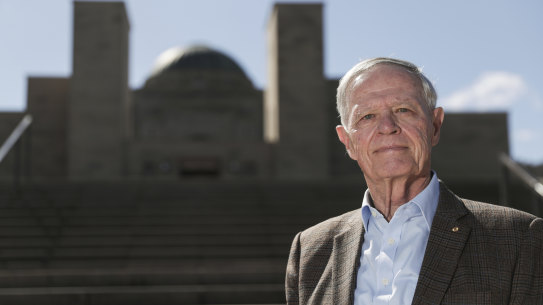 Former Chief of the Defence Force Admiral Chris Barrie is among critics of a $500 million expansion of the Australian War Memorial.