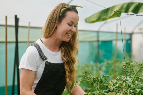 Chef-farmer Simone Watts can’t imagine writing her menus without a kitchen garden now.
