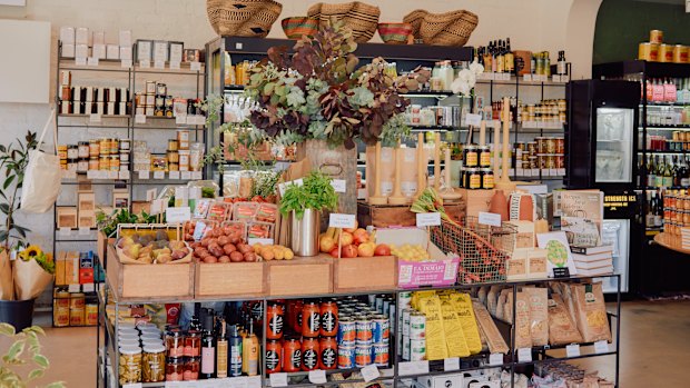 Inside Morning Market in Fitzroy.