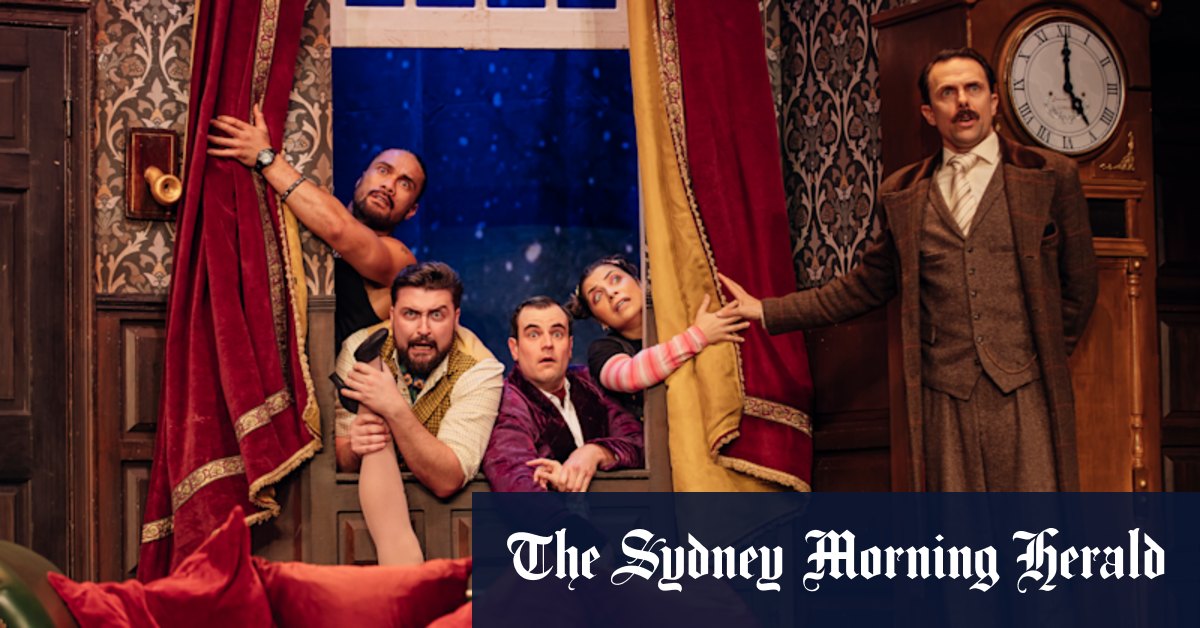 It’s called The Play That Goes Wrong – and delivers on its promises
