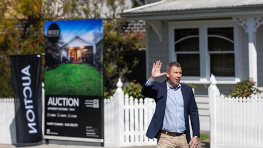 Property prices are falling as interest rates rise.