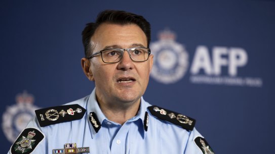 The federal police, led by AFP Commissioner Reece Kershaw, are targeting foreign interference in multicultural communities.