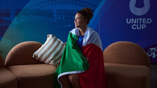 Italian world No. 4 Jasmine Paolini.