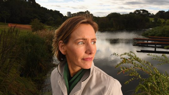 NSW Government Architect Abbie Galvin at Sydney Park.