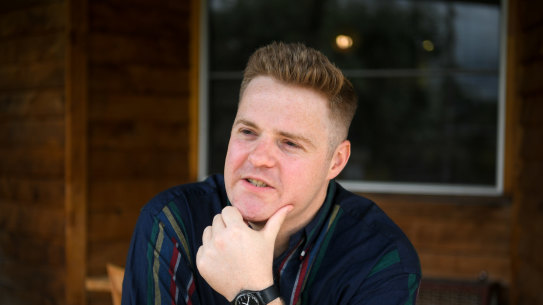 Comedian Tom Ballard.