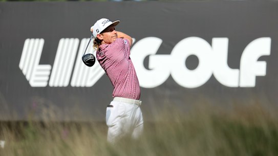 Cameron Smith during his first LIV Golf event in September.