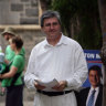 Tony Lupton, pictured here at polling booths for the 2006 state election, 