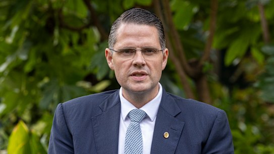 Shadow Attorney General James Newbury.