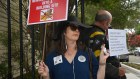 Victoria Phillips – pictured in January last year – is the parent of a Newington College student. She and other parents are protesting against the coeducation shift.