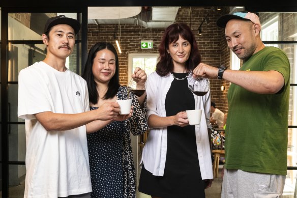Instant coffee was taste-tested by Takumi Sakomoto (Headlands), Rowena Chansiri (Ickle Coffee), Bianca Hrovat (Good Food) and Paul Lee (Diggy Doos).