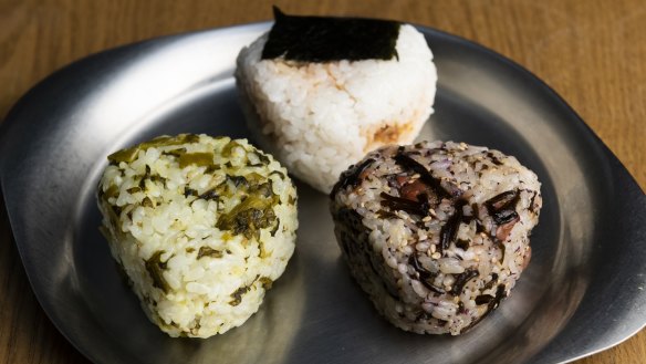 Assorted onigiri.