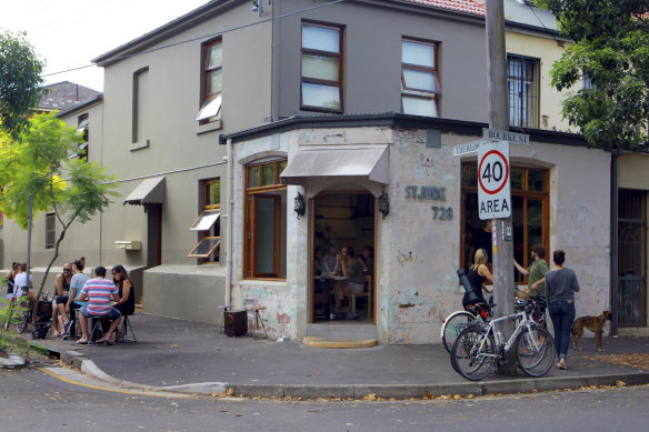 St Jude’s Cafe in Redfern. 