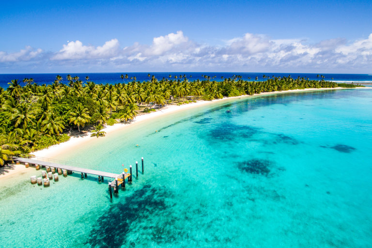 Freakishly scenic … Cocos Keeling Islands.