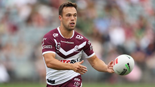 Luke Brooks impresses in his first hit-out for Manly.
