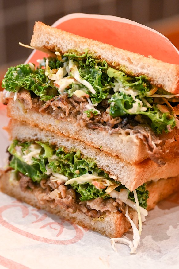 The beef bulgogi sandwich.