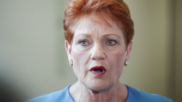 Pauline Hanson says unions should be upset with the major parties, not One Nation.
