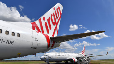 Virgin Australia went into voluntary administration in April with debts of $6.8 billion. 