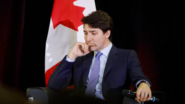 Canadian Prime Minister Justin Trudeau at a mining and minerals convention in Toronto this week.