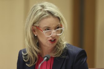 Senator Bridget McKenzie during a Senate hearing examining the administration of sports grants.