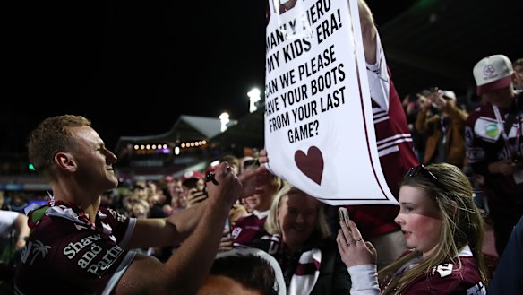 Daly Cherry-Evans left the Sea Eagles at the end of the season after he fell out with the club’s management.