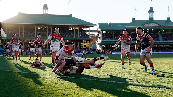 Grand old lady: But the SCG is a terrible place to watch rugby league. 
