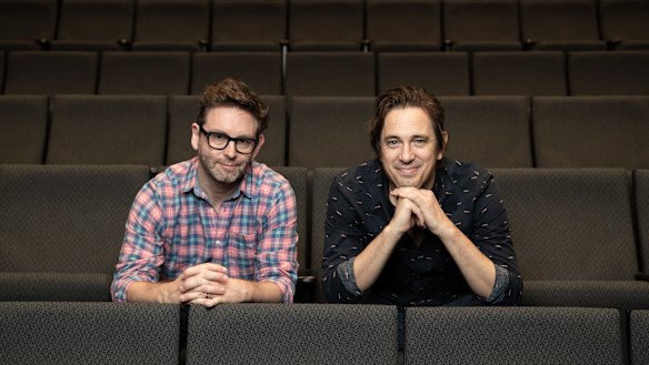 Queensland Theatre’s artistic director Sam Strong and author of Boy Swallows Universe Trent Dalton are eager to see the theatre production come into fruition.