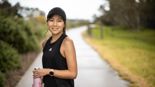 Ann Nguyen ramped up her running during the COVID lockdowns. 
