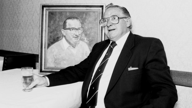 One of the greats: Media Hall of Fame inductee Bert Lillye at his Journalists' Club farewell in Surry Hills in 1984.