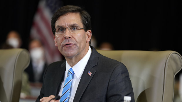 Fired: Former US defence secretary Mark Esper.