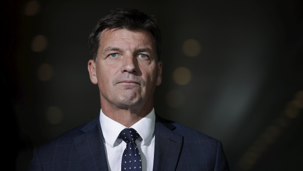 Energy Minister Angus Taylor: “We’re not going to use the safeguard to create a carbon tax.”