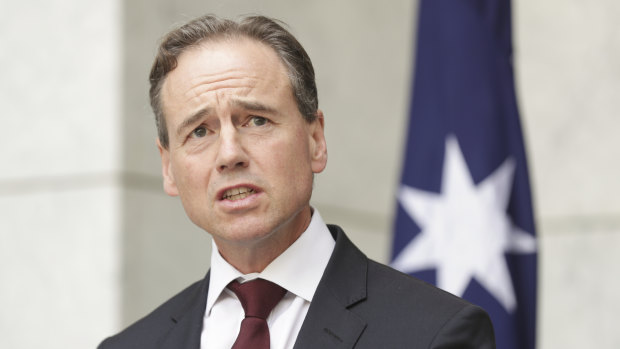 Minister for Health Greg Hunt